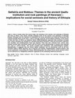 Research paper thumbnail of Qallačča and Bokkuu: Themes in the ancient Qaallu institution and rock paintings of Hararqee— implications for social semiosis and history of Ethiopia