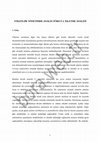 Research paper thumbnail of Stratejik Yönetimde Analiz Süreci 2 : İşletme Analizi