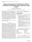 Research paper thumbnail of Design and Evaluation of Extended release tablet of  Venlafaxine Hydrochloride using Compression coating  method