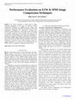 Research paper thumbnail of Performance Evaluation on EZW & SPIH Image Compression Techniques