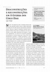 Research paper thumbnail of recensão publicada por Luís Tomé ao livro de Armando Marques Guedes, intitulado  A Guerra dos Cinco Dias. A invasão da Geórgia pela Federação Russa