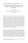 Research paper thumbnail of "The Dynamics of Working Class Politics in Early Republican Turkey: Language, Identity, and  Experience," International Review of Social History 54 (2009)