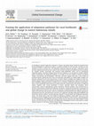 Research paper thumbnail of Framing the application of adaptation pathways for rural livelihoods and global change in eastern Indonesian islands