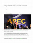 Research paper thumbnail of APEC