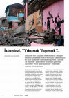 Research paper thumbnail of İstanbul... Yıkarak Yapmak... 