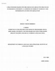 Research paper thumbnail of A PRACTITIONER INQUIRY INTO PRE-SERVICE EFL REFLECTIVE PRACTICUM OF HARAMAYA UNIVERSITY: A CONDITION OF INABILITY TO REFLECT AND DETERMINANTS OF EFFECTIVE REFLECTION