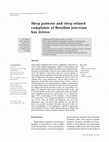 Research paper thumbnail of Sleep patterns and sleep-related complaints of Brazilian interstate bus drivers