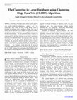 Research paper thumbnail of The Clustering in Large Databases using Clustering  Huge Data Sets (CLHDS) Algorithm