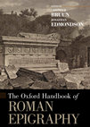 Research paper thumbnail of Carmina Latina Epigraphica, in: Chr. Bruun - J. Edmondson, The Oxford Handbook of Roman Epigraphy, New York 2014, 764-782