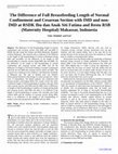 Research paper thumbnail of The Difference of Full Breastfeeding Length of Normal Confinement and Cesarean Section with IMD and nonIMD at RSDK Ibu dan Anak Siti Fatima and Restu RSB (Maternity Hospital) Makassar, Indonesia