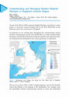 Research paper thumbnail of Understanding and Managing Modern Material Remains in England’s Inshore Region