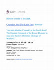 Research paper thumbnail of "An Anti-Muslim 'Crusade' in the North-East? The Russian Conquest of the Kazan Khanate in 1552 and Eastern Christian Ideology of Warfare"