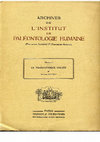 Research paper thumbnail of Le Palèolithique Italien par Raymond Vaufrey Mai 1928