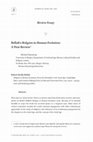 Research paper thumbnail of Bellah’s Religion in Human Evolution: A Post-Review