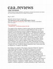 Research paper thumbnail of review of  Marcia B. Hall and Tracy E. Cooper, eds., The Sensuous in the Counter-Reformation  Church (Cambridge University Press, 2013)