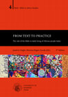 Research paper thumbnail of BiAS 4: From Text to Practice - The role of the Bible in daily living of African people today