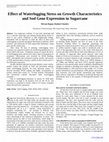 Research paper thumbnail of Effect of Waterlogging Stress on Growth Characteristics and Sod Gene Expression in Sugarcane 