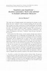 Research paper thumbnail of "Tradition and Traditions" - Relating Gadamer' s "Truth and Method" to Russian Orthodox Theology