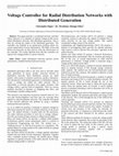 Research paper thumbnail of Voltage Controller for Radial Distribution Networks with Distributed Generation 