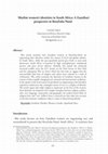 Research paper thumbnail of Muslim women’s identities in South Africa: A Zanzibari perspective in KwaZulu-Natal