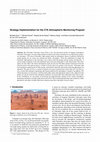 Research paper thumbnail of Strategy Implementation for the CTA Atmospheric Monitoring Program