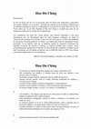 Research paper thumbnail of HUA HU CHING