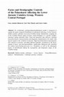 Research paper thumbnail of Facies and Stratigraphic Controls of the Palaeokarst Affecting the Lower Jurassic Coimbra Group, Western Central Portugal.