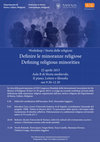 Research paper thumbnail of Roma, 22/04/2015: Verso Erfurt 2 - Definire le minoranze religiose / Defining religious minorities