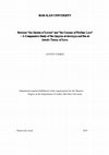 Research paper thumbnail of AVIVIT COHEN, "Between "the Garden of Lovers" and "the Censure of Profane Love" – A Comparative Study of Ibn Qayyim al-Jawziyya and Ibn al-Jawzi's Theory of Love", an unpublished MA thesis, Bar-Ilan University, Ramat Gan 2010 