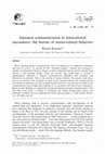 Research paper thumbnail of Japanese Communication in Intercultural Encounters: The Barrier of Status-Related Behavior