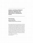 Research paper thumbnail of Cultural Patterns of Status-Related Behavior: Japanese and American Perceptions of Behavior in Asymmetric Dyadic Interaction