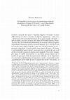 Research paper thumbnail of Gli ospedali la nuova pietas e la committenza musicale cittadinesca a Venezia (1590-1620): i casi di Bartolomeo Bontempelli dal Calice e di Camillo Rubini, in Atti del Congresso Internazionale di Musica Sacra, a c. di A. Addamiano e F. Luisi, Lib. Ed. Vaticana, Città del Vaticano, 2013, pp. 569-585