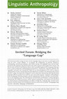 Research paper thumbnail of Invited Forum: Bridging the “Language Gap”