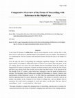 Research paper thumbnail of Comparative Overview of the Forms of Storytelling with Reference to the Digital Age