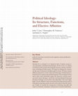 Research paper thumbnail of Political Ideology: Its Structure, Functions, and Elective Affinities