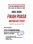 Research paper thumbnail of Fikah Puasa Mazhab Asy-Syafii'