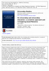 Research paper thumbnail of On Citizenship and Citizenship Education; A Levantine Approach and Reimagining Israel/Palestine