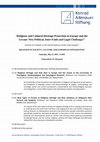 Research paper thumbnail of 'Religious and Cultural Heritage Protection in Europe and the Levant: New Political, Inter-Faith and Legal Challenges”