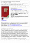 Research paper thumbnail of Inside the Government, but Outside the Law: Residents' Committees, Public Authority and Twilight Governance in Post-War Angola