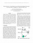 Research paper thumbnail of WearTrack: A Self-Referenced Head and Hand Tracker for Wearable Computers and Portable VR