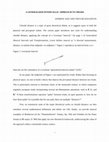 Research paper thumbnail of A Generalized Intervallic Approach to Triads