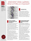 Research paper thumbnail of FACT SHEET — Ancient DNA (aDNA): What is it? Why is it important?