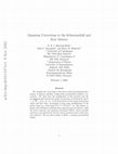 Research paper thumbnail of Quantum Corrections to the Schwarzschild and Kerr Metrics by   Bjerrum-Bohra John,  Donoghueb , and  Holstein