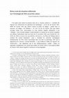 Research paper thumbnail of Brève note de situation éditoriale sur l’« Ontologie de l’être social » de Lukács