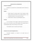 Research paper thumbnail of Materials and methods for Hematological parameters