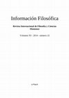 Research paper thumbnail of Información Filosófica, n.22 (2014), XI