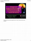 Research paper thumbnail of Emergence of Border & Surface Completion (both Spatial and Temporal) in a Flowcentric Model of Narrow Slit Viewing