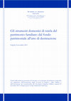 Research paper thumbnail of Gli strumenti domestici di tutela del patrimonio familiare: dal fondo patrimoniale all’atto di destinazione (Relazione presentata al Convegno di studi su "La protezione del patrimonio al tempo della crisi", Empoli 8 novembre 2013)