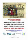 Research paper thumbnail of Parcours universitaires et formations intellectuelles des officiers angevins