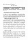 Research paper thumbnail of J. Rennes, "La mixité des professions" Revue TDC, 2014, n°1080, p. 20-22.